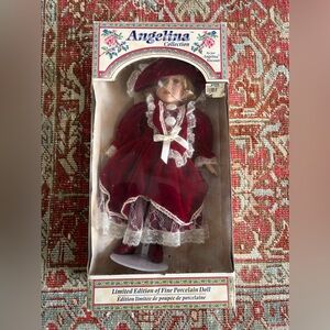 Angelina Collection 1998 Porcelain doll still in box